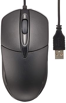 【中古】スリー・アールシステム USB接続光学マウス ブラック 3R-KCMS01UBK