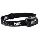 【中古】Petzlペツル 防水機能付 ヘッドライト LEDライト アクティック E099FA00 ブラック