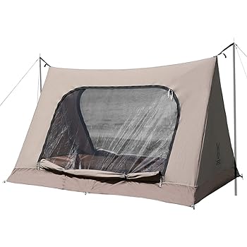 【中古】DODディーオーディー ワラビーテント コットン生地 吊り下げ式カンガルーテント T2-657-BR