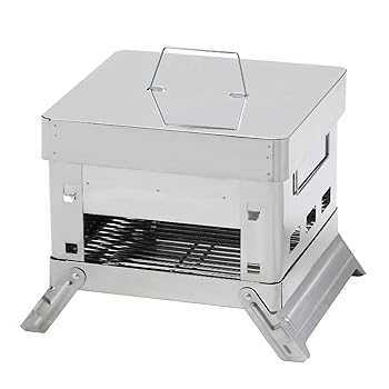 【中古】グリーンライフGREEN LIFE 蓋折りたたみバーベキューコンロ コンパクト 収納袋 4Way OCB-32
