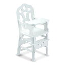 【中古】Melissa & Dougホワイト木製人形High椅子withトレイ14.75 X 25 X 14インチ
