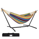 【中古】Prime Garden 9 ' Double Hammock with Space Savingスチールハンモックスタンド PG0033R