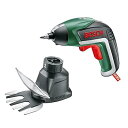 【中古】ボッシュ(BOSCH) コードレス電動ドライバー IXO5 正逆転切替 LEDライト(ビット10本 充電器) + 園芸バリカンアダプターセット(4)