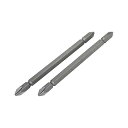 【中古】京セラ(KYOCERA) 旧リョービ プラスドライバビット ドライバ用 110MM 2本組 NO.2 6741351