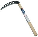 【中古】浅野木工所 鋼付 穴あき三日月鎌(丸型) 180MM #02120