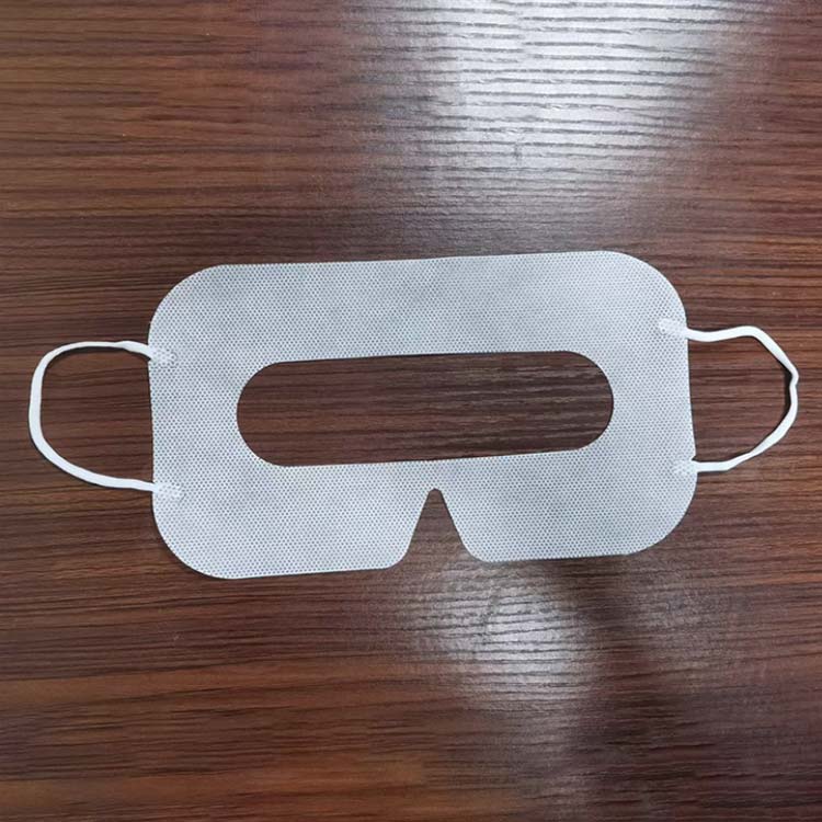 アトリエ楽天市場店の不織布 イベント 使い捨て 100枚入り VRゴーグル用アイマスク VRマスク 保護マスク ホワイト よごれ防止 体験用衛生布 家庭用 アイマスク 展示会 防汗 VR体験用｜アングル3
