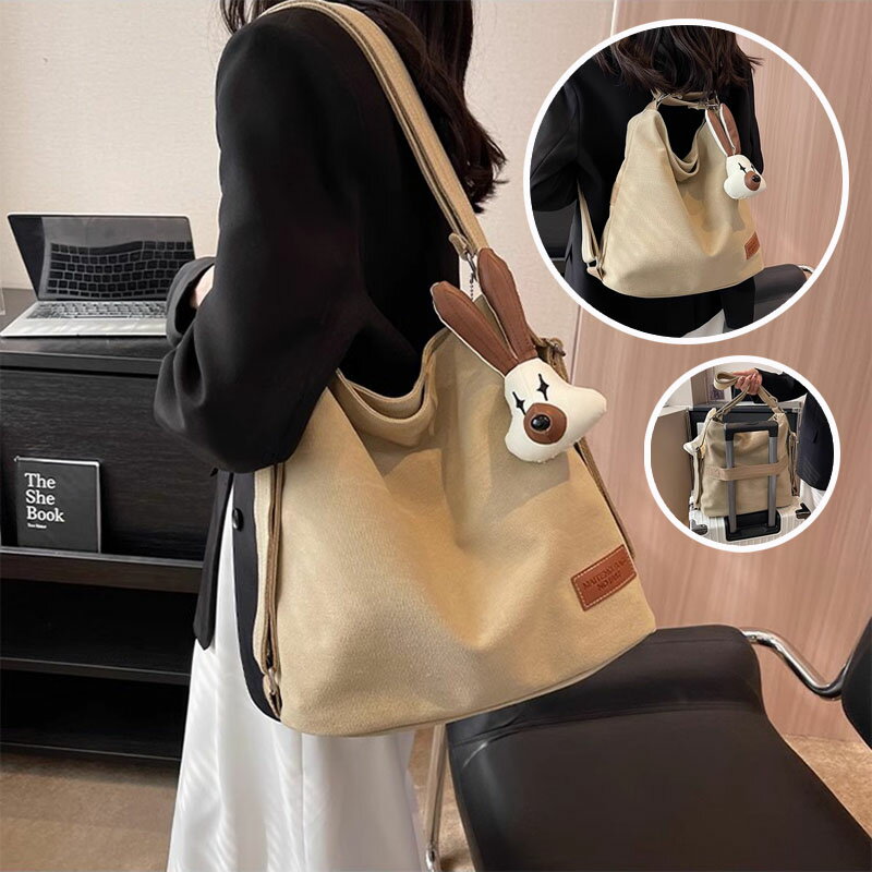 Rakuten - ショルダーバッグ ハンドバッグ リュックサック リュック 2WAY バッグ 鞄 カバン 帆布バッグ レディース メンズ 女の子 男の子 通勤 通学 大学生 高校生 かわいい 普段使い 仕事
