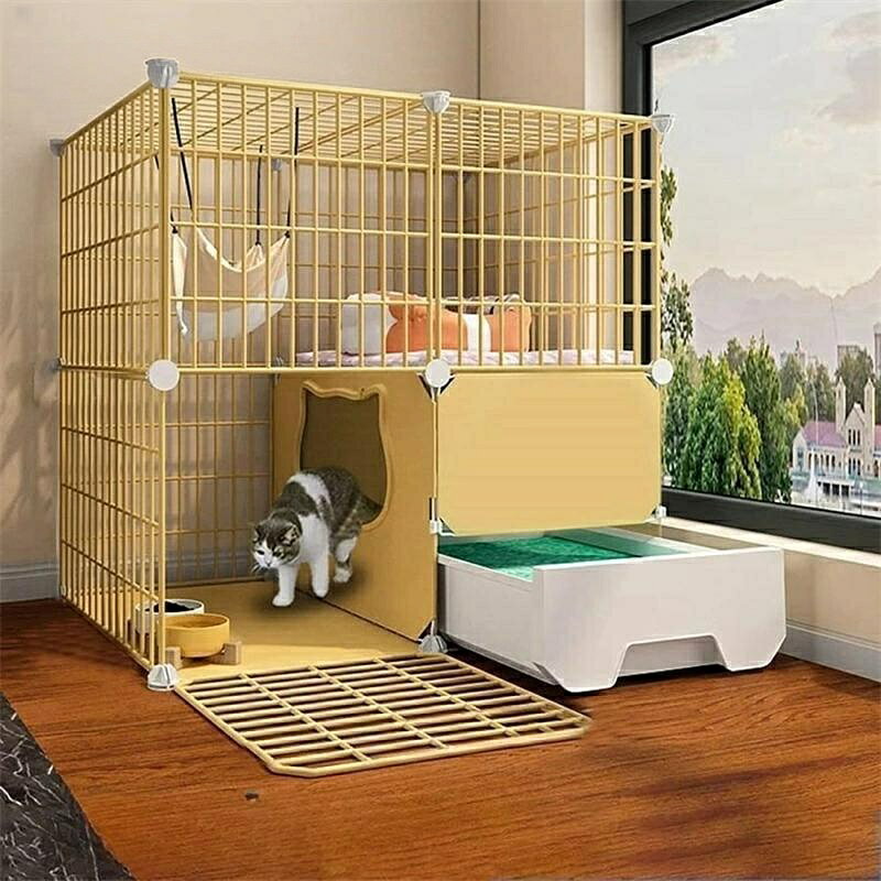 猫ケージ トイレ付 大型 ペット 猫ベビー ケージ屋内猫ベビーサークル 檻 ねこ ネコケージ 猫ハウス 2段 3段 多頭飼い 脱走防止う 保護 室内飼い