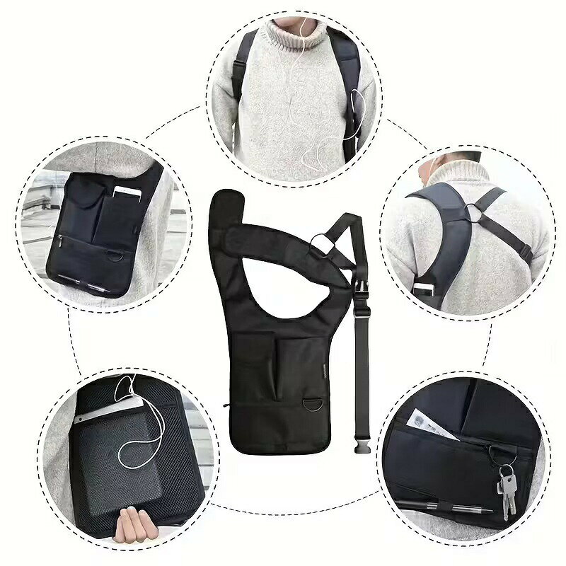 商品詳細商品説明外から見えにくい設計で、貴重品をしっかり守るメンズ用 隠しアンダーアームバッグです。ジャケットやアウターの内側に装着できるため、スリ被害や置き忘れ防止に最適。スマートフォン、パスポート、財布、カード類などをコンパクトに収納できます。・薄型 軽量設計で長時間使用でも快適・スマホや貴重品を分けて収納できる実用的な構造・通気性のある素材で蒸れにくい生産国:中国注意事項※簡易包装のため、予めご了承ください。※商品写真はできる限り実物の色味に近づけておりますが、お使いのモニター環境や撮影時の光の加減により、実際の商品と色味・素材感が多少異なる場合がございます。予めご了承ください。※製造工程や素材の特性により、まれに特有の匂いが感じられる場合がございます。風通しの良い場所で 1〜3日程度陰干し していただくことで、匂いが軽減される場合がございます。※サイズは平置きにした状態で採寸しておりますが、商品や測定方法により、若干の誤差が生じる場合がございます。※品質向上のため、仕様は予告なく変更となる場合がございます。※国産製品に比べて、全体的な品質の低下や縫い目が荒い場合、糸が出ている場合がございます。※浸け置き洗いや濡れたままの放置はしないでください。色落ちや色移りしやすくなります。他のものと分けて、単品で洗濯のうえ、すぐに形を整えて干してください。脇下ショルダーバッグ 隠し メンズ 隠 バッグ メンズバッグ その他 新作