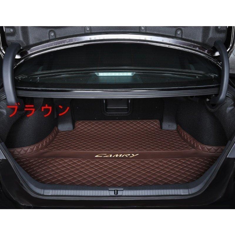 Rakuten - 新品 新型カムリ70系 G X WS専用 防水マット ロングラゲッジマット トランク マット 3色可選 1P 全面保護