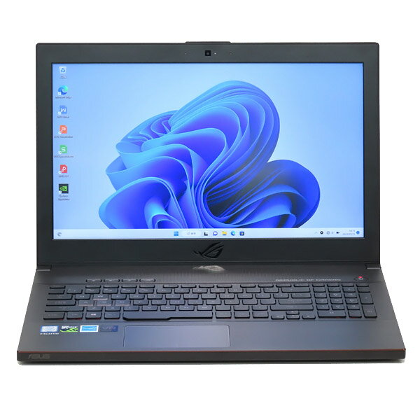 【中古】USキー ゲーミングPC 第8世代 Core i7 8750H 2.2GHz 6コア 16GB SSD 256GB HDD 1TB GeForce GTX 1060 ASUS GM501GM-I7G1060 15インチ フルHD Windows11 WPS Office 付属 中古パソコン ノートパソコン ノートPC 黒 ブラック 無線LAN Bluetooth webカメラ 送料無料