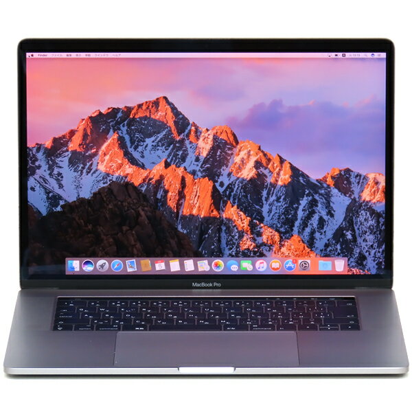 【中古】Apple アップル MacBook Pro 2016 15インチ Touch Bar スペースグレイ MLH42J/A Core i7 2.7GHz 16GB SSD 500GB JIS 日本語キー Webカメラ 中古パソコン ノートパソコン ノートPC 本体