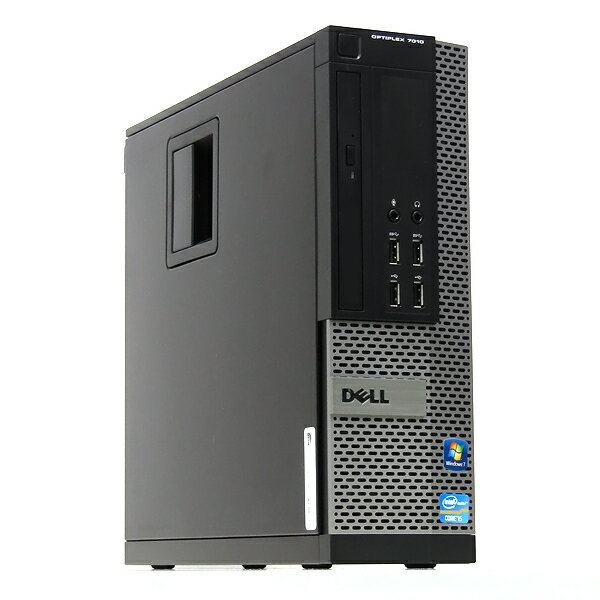 【中古】新品SSD512GB メモリ8GB DELL OPTIPLEX 7010 SFF Core i7 3770 3.4GHz 4コア8スレッド Windows10 DVD LibreOffice 中古パソコン 省スペース デスクトップ 本体