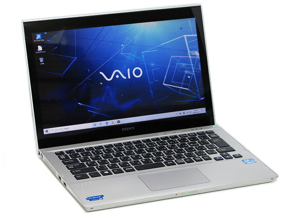 【中古】ノートパソコン 訳アリ SONY VAIO SVT13129CJS Core i5 3317U 1.7GHz 4GB 500GB 13.3インチ Windows10 LibreOffice 中古 本体 タッチパネル Bluetooth 無線LAN