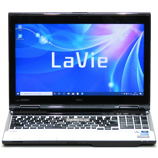 【中古】メモリ16GB 大容量新品SSD NEC LaVie LL750/H Core i7 3610QM 4コア Blu-ray 512GB Windows10 15インチ 無線LAN Webカメラ テンキー LibreOffice 中古パソコン ノートパソコン ノートPC 本体 白 ホワイト 家庭用 個人向け テレワーク 在宅