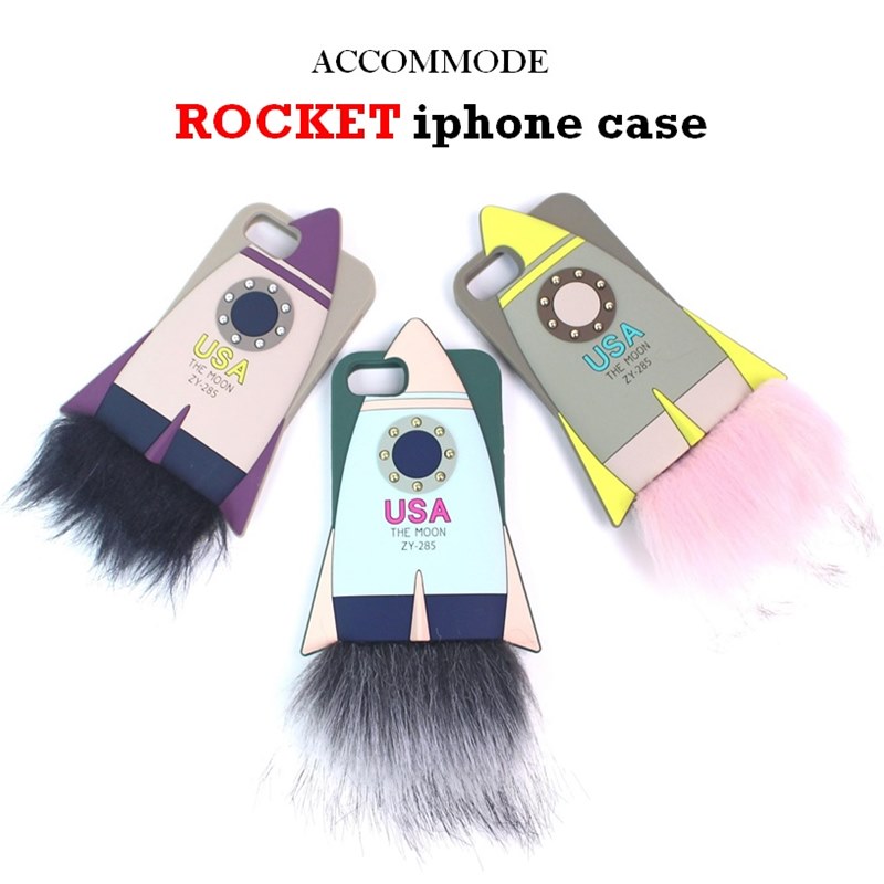 Rakuten - 【川人未帆コラボ】 ACCOMMODE アコモデ スマホケース ロケットiphoneケース 6/6s/7/8/SE(第2世代)対応 TP001