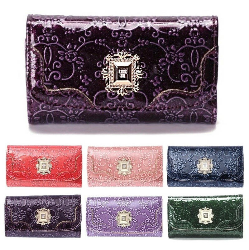 ANNA SUI アナスイ キーケース ルーミー 316902 レディース パープル ラベンダー ピンク ネイビー グリーン