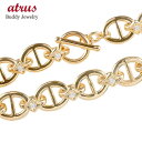 18金 ブレスレット ダイヤモンド トグルクラスプ 18k ゴールド ピンクゴールドk18 アンカーチェーン マンテル ダイヤ 人気 ユニセックス 男女兼用