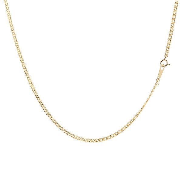 18金 喜平 45cm ネックレス レディース K18 18k チェーン だけ チェーンのみ 中空ダブル喜平 2.3ミリ幅 キヘイ イエローゴールドk18 ゴー...