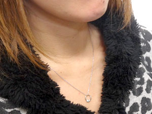 ハートストーン ベビーリング アクアマリン ダイヤモンド ペンダント ネックレス プラチナ900 3月誕生石 チェーン 人気 ダイヤ ストレート レディース