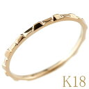 18金 リング ゴールド メンズ ピンキーリング 地金リング ピンクゴールドk18 極細 華奢 ストレート 人気 男性 18k シンプル ファッションリング 普...