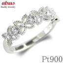 プラチナ ピンキーリング レディース ダイヤモンド フラワー 花 リング 指輪 ダイヤ 0.12ct 婚約指輪 シンプル 人気 エンゲージリング pt900 ミ...