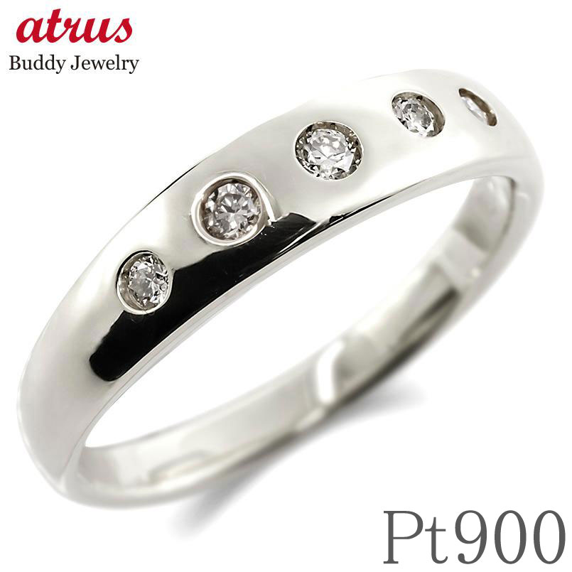 婚約指輪 プラチナ レディース ダイヤモンド リング 指輪 甲丸 無垢 ダイヤ 0.12カラット pt900 エンゲージリング 金属アレルギー 安心 シンプル ...