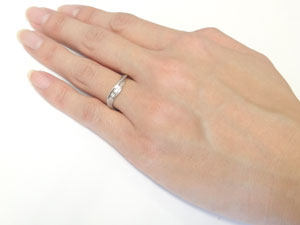プラチナ ダイヤモンド リング 指輪 エンゲージリング ハードプラチナ pt950 ダイヤリング 送料無料 ユニセックス 男女兼用 普段使い 人気 2