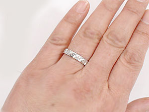 結婚指輪 プラチナ ペアリング カップル ハワイアンジュエリー つや消し マリッジリング 人気 シンプル 2個セット プレゼント 結婚式 記念日 誕生日 ブライダル ウエディング 普段使い ペアジュエリー