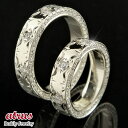 ペアリング カップル 結婚指輪 プラチナ ハワイアンジュエリー リング ハワイアン ダイヤモンド マリッジリング 結婚記念リング ダイヤ 男女兼用 2個セット プレゼント 人気 普段使い