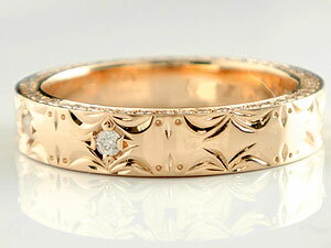 【10%OFFクーポンセール】 18金 リング ハワイアンジュエリー ピンキーリング フル...