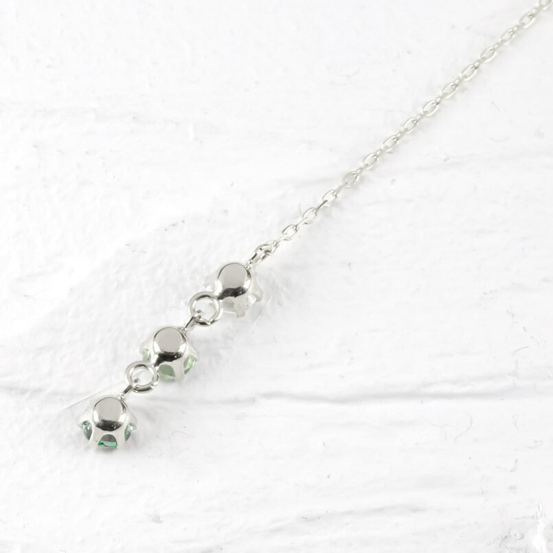 18金 ピアス 18k 揺れる 片耳 ペリドット ロングピアス アメリカンピアス ホワイトゴールドk18 宝石 揺れるピアス 送料無料 ユニセックス 男女兼用 人気 普段使い