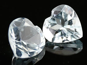 アクアマリン ハート 3ミリ ルース 1石 3月誕生石 宝石 人気 普段使い