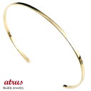 ブレスレット バングル シンプル ストレート イエローゴールドk10 10金 華奢 細身 地金 ユニセックス 男女兼用 人気