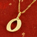純金 ペンダントトップ ネックレス メンズ 24金 ゴールド 24K 数字 0 24金 ゴールド k24 ナンバー 人気 男性 スタンダード プレゼント ギフト