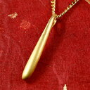 純金 ペンダントトップ ネックレス メンズ 24金 ゴールド バー 24K k24 シンプル つゆ ドロップ 人気 男性 スタンダード プレゼント ギフト