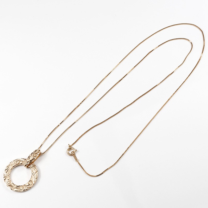 【10%OFFクーポンセール】 10金 ペンダントトップ ネックレス メンズ ハワイアンジ...