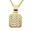 10金 ペンダントトップ ネックレス メンズ 喜平用 ダイヤモンド イエローゴールドk10 喜平 ダイヤ 0.5ct シンプル ミル打ち 人気 男性 スタンダー...