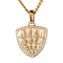 ネックレス メンズ 18金 ペンダントトップ 18k 喜平用 キュービックジルコニア クロコダイル ゴールド ピンクゴールドk18 ワニ 人気 男性 ペンダント...