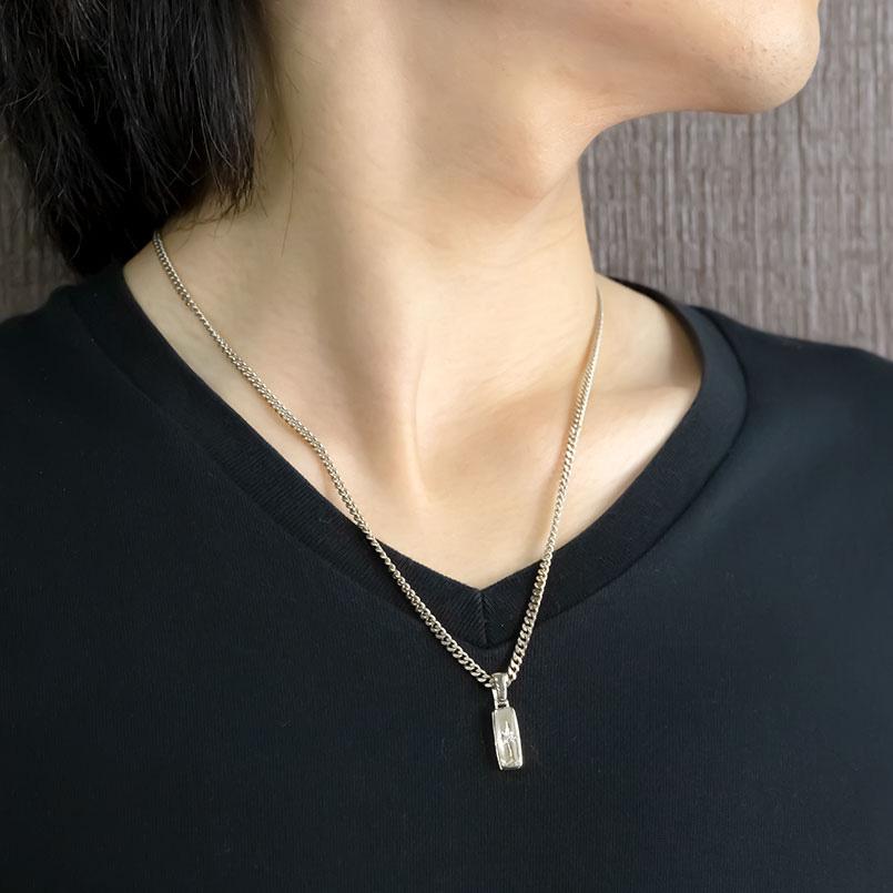 【10%OFFクーポンセール】 メンズ ペンダントトップ プラチナ ネックレス 喜平用 ...