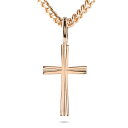 ネックレス メンズ 18金 ペンダントトップ 喜平用 クロス 喜平 ゴールド 18k ピンクゴールドk18 地金 シンプル 十字架 人気 男性 ペンダント プレ...