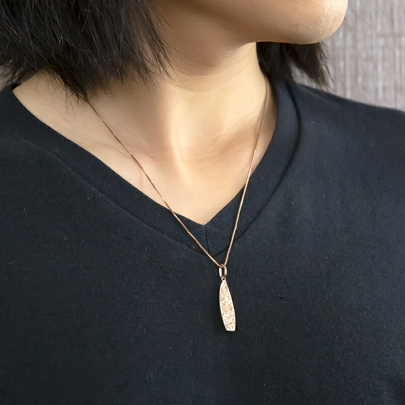 【10%OFFクーポンセール】 ネックレス メンズ 18金 ペンダントトップ ハワイアンジ...