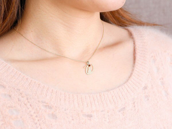 お気にいる プラチナ ネックレス メンズ イニシャル ネーム U 猫 ガーネット ペンダント トップ アルファベット ネコ ねこ ヘアライン仕上げ チェーン 人気 赤い の Eleventhcolumn Com