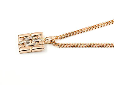【10%OFF sale】メンズ ネックレス 喜平用 ダイヤモンド ピンクゴールドk10 メタルバンド 時計 ペンダントトップ 10金 ダイヤ 人気 男性用 送料無料