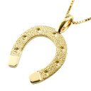 【10%OFF】 18金 ネックレス メンズ 馬蹄 ホースシュー イエローゴールドk18 ペンダントトップ シンプル チェーン 人気 蹄鉄 バテイ 男性 送料無...