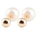 ユニセックス ピアス 丸玉 4mm ピンクゴールドk10 スタッド ファースト 地金 パールキャッチ 10金 シンプル 真珠 フォーマル 送料無料 人気 普段使...