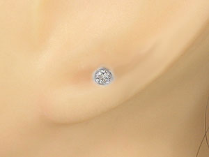 保証書付 18金 ピアス メンズ ダイヤモンド ダイヤ ピアスホワイトゴールドk18 ダイヤモンド ダイヤ 0 3ｃｔスタッドピアス男性用 宝石 送料無料 想像を超えての Www Fss Qa