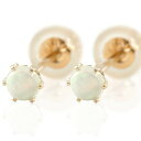 ユニセックス 18金 ゴールド ピアス オパール ピアス ピンクゴールドk18 スタッドピアス k18PG 10月の誕生石 オパール 宝石 送料無料 18k ピ...