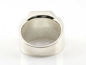メンズ 印台リング 幅広 指輪 ユリの紋章 プラチナ ピンキーリングストレート フルール・ド・リス 人気 男性用 送料無料