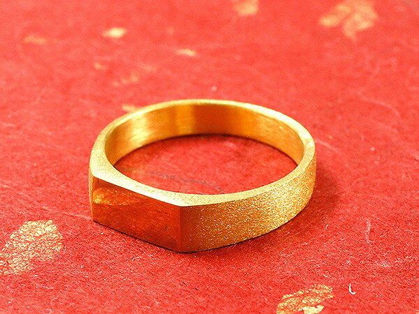 楽天市場 24金 指輪 メンズ 純金 リング 印台 幅広 K24 24k 金 ゴールド ピンキーリング シンプル 人気 男性用 送料無料 ジュエリー工房アトラス